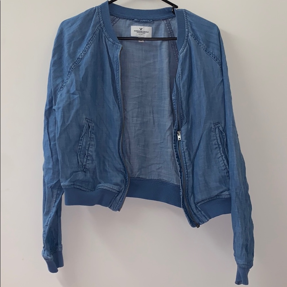 Zip up American eagle jacket